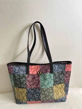 Tous multicolor Kaos Cuadrados patchwork tote bag